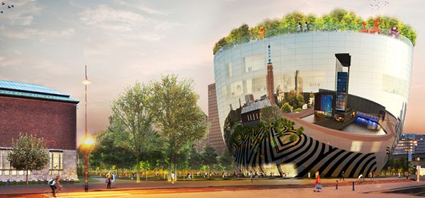 Zo ziet het nieuwe publieke kunstdepot van Rotterdam eruit