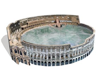 Relaxen in het Colosseum