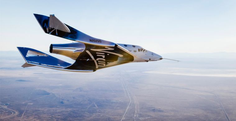 Nieuw ruimtevliegtuig van Virgin Galactic maakt eerste zweefvlucht