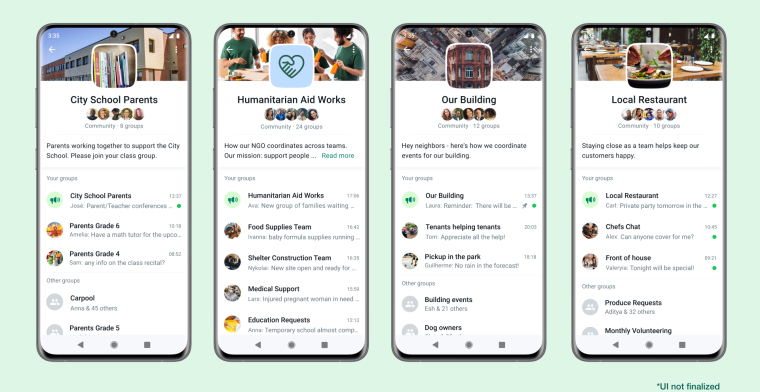 WhatsApp onthult nieuwe functie Communities: meerdere groepen samenbrengen