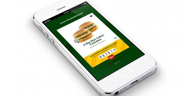McDonald's laat je in 2017 per app bestellen