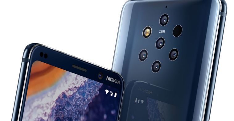 Nieuwe Nokia-telefoon heeft 5 camera's achterop