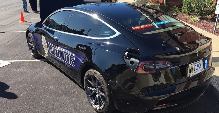 Tesla Model 3 als politieauto in de VS