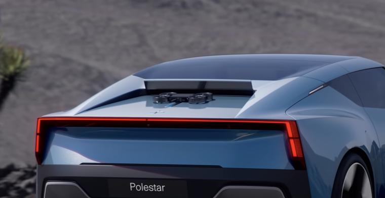 Polestar toont auto met ingebouwde drone