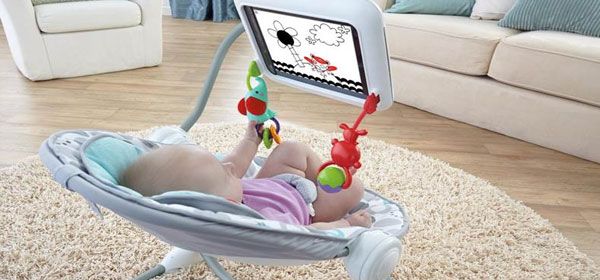 Protest tegen iPad-babystoel van Fisher Price