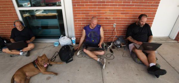 Daklozen in VS overleven dankzij Bitcoin