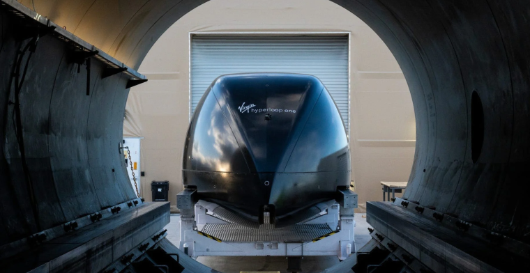 Virgin Hyperloop gooit roer om: geen mensen meer vervoeren