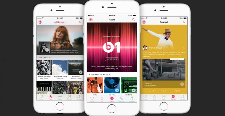'Apple Music streamt volgend jaar high res-audio'