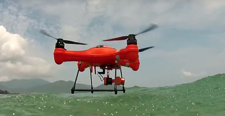 Met deze drone kun je vliegen zonder watervrees