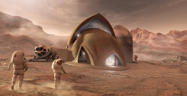 Zo gaan we wonen op Mars volgens NASA