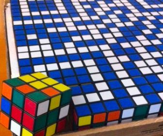 QR-code van Rubiks Kubus 
