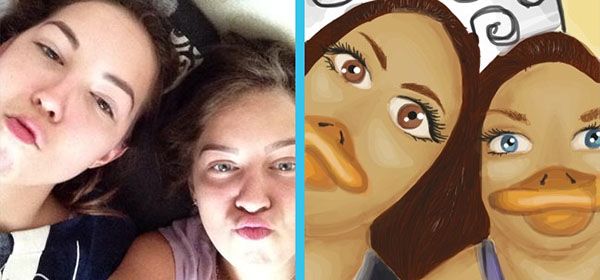 De nieuwe Draw Something? Selfieteken-app French Girls