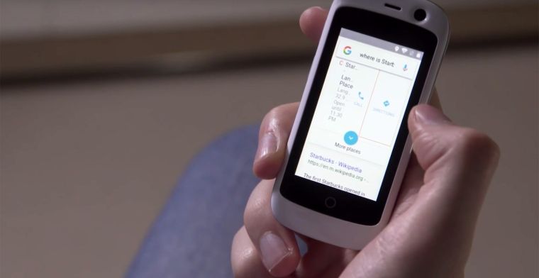 Kleinste 4G-smartphone is grote hit op Kickstarter