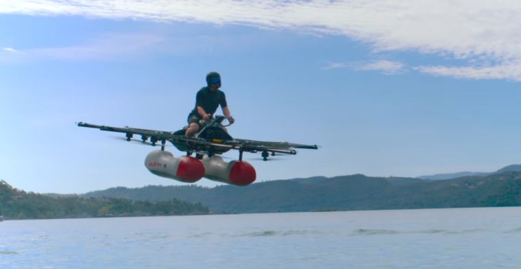 Deze drone van Google-topman vliegt over water