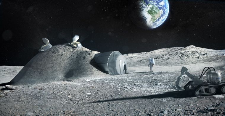 Astronauten-urine kan bouwmateriaal op de maan zijn