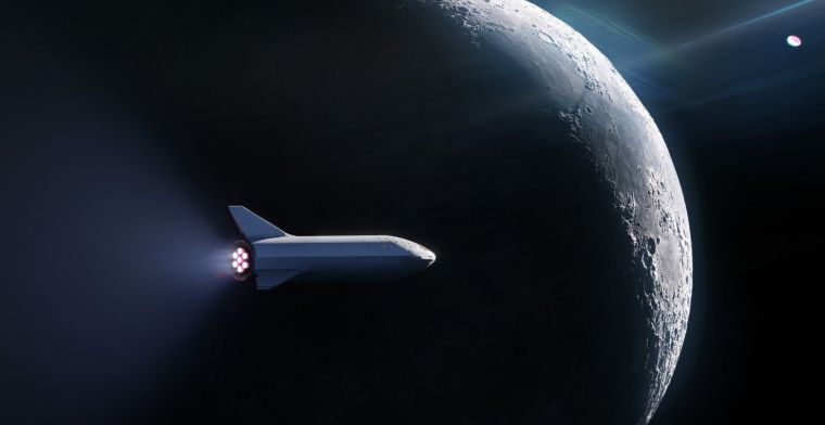 Eerste aanmelding voor vlucht om de maan met SpaceX