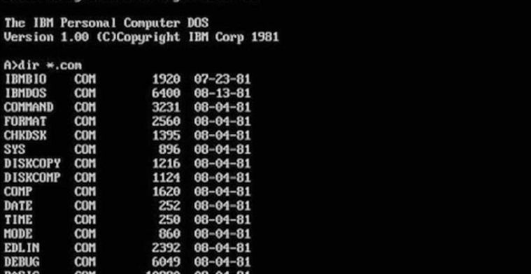 Commandprompt MS-DOS na 36 jaar uit Windows verdwenen