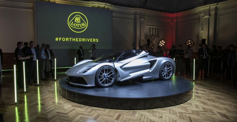 Lotus komt met elektrische sportwagen: Evija
