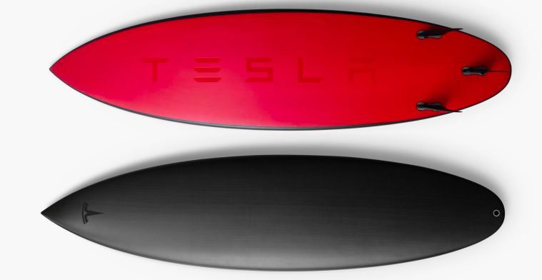 Tesla-surfplank in no-time uitverkocht