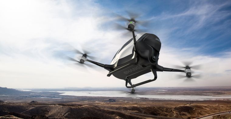Dubai gaat autonome drone als openbaar vervoer inzetten