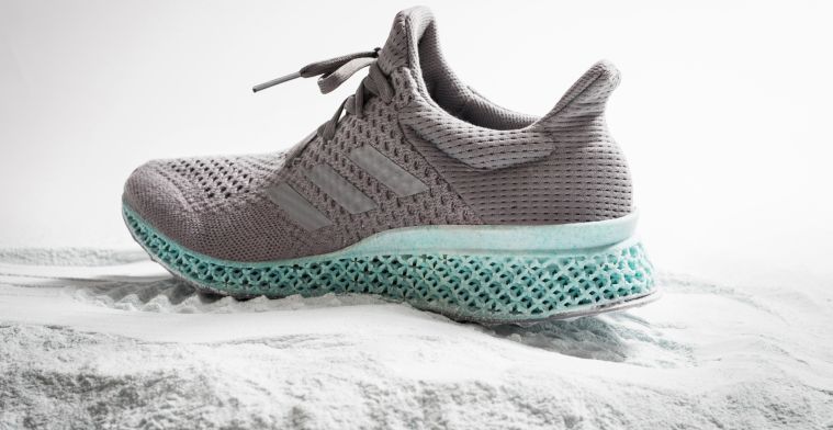 3D-geprinte Adidas-schoen met gerecycled oceaanplastic