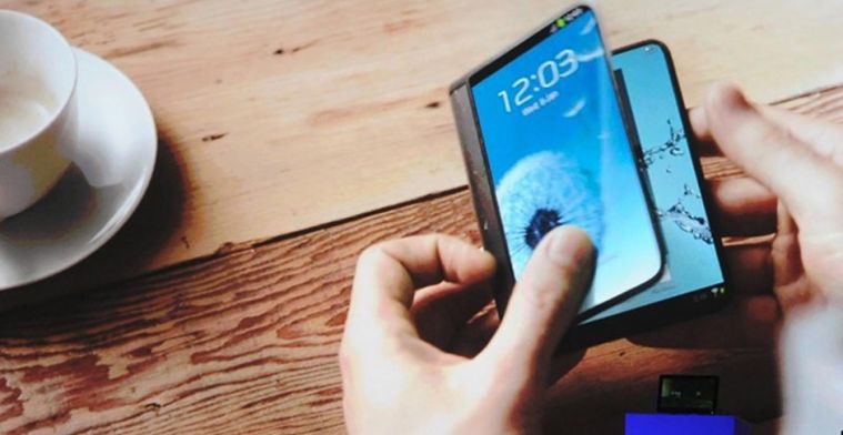 Samsung: volgend jaar opvouwbare telefoon