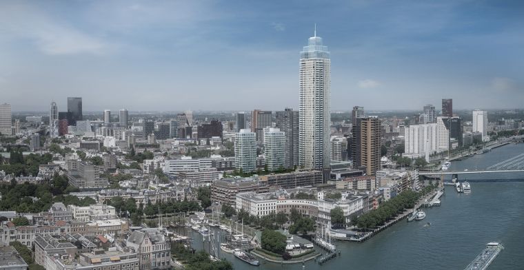 Nieuwe Zalmhaventoren wordt hoogste gebouw van Nederland