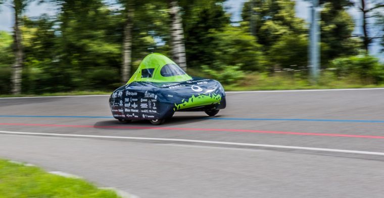 Wereldrecord TU Delft met waterstofauto