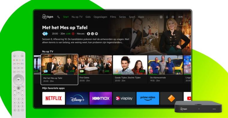 KPN onthult nieuwe tv-box en abonnementen, ook zonder tv-zenders