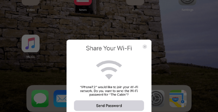 Zo deel je met iOS 11 je wifi sneller met gasten