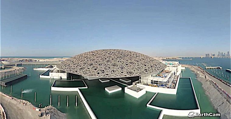 Spectaculaire architectuur: Louvre-museum in Abu Dhabi
