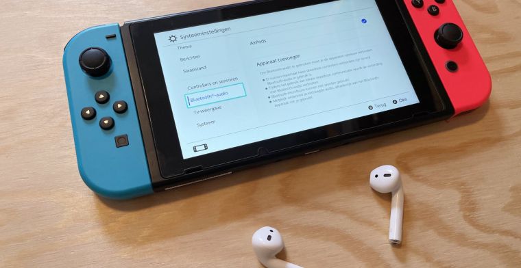 Nintendo Switch ondersteunt eindelijk draadloze oordoppen en speakers