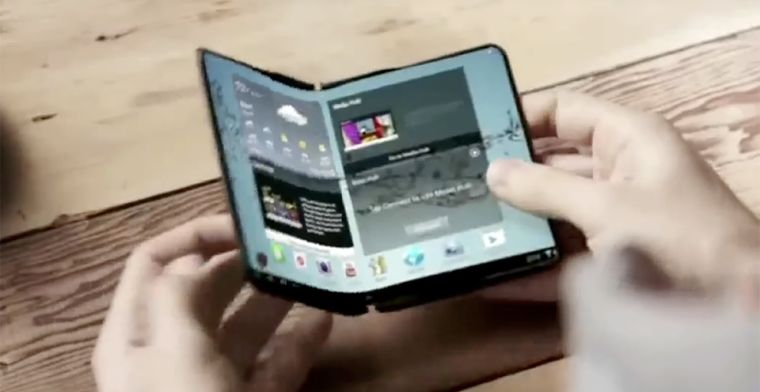 Samsungs opvouwbare smartphone dubbelt als tablet