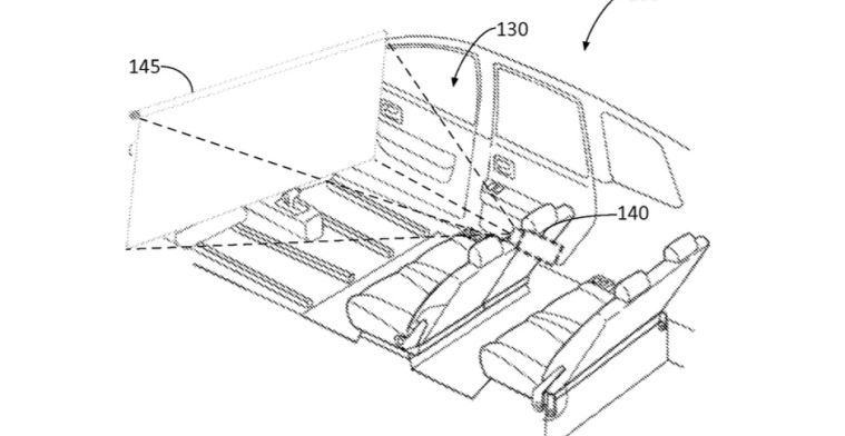 Ford-patent: zelfrijdende auto wordt rijdende bioscoop