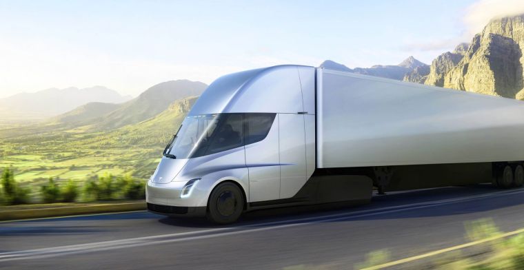 Tesla-vrachtwagen nu te reserveren, ook in Nederland