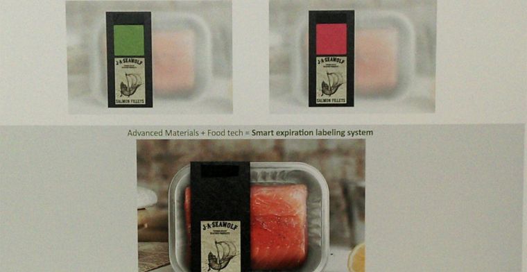 Smart label verkleurt als voedsel onveilig is