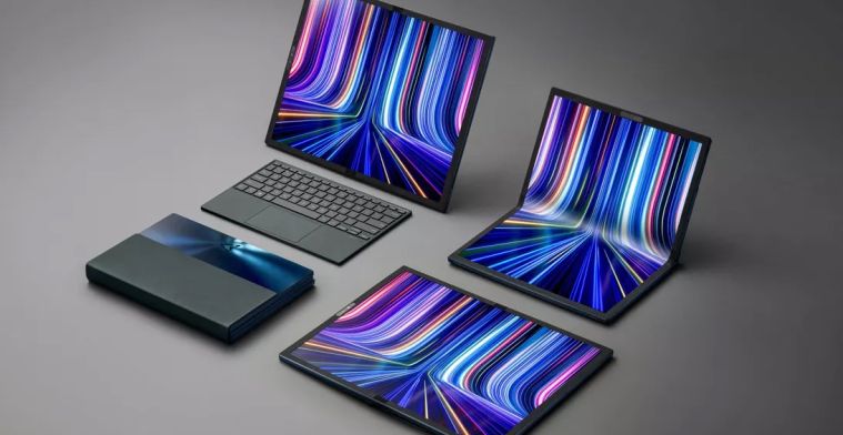 ASUS toont laptop met vouwbaar oled-scherm van 17 inch