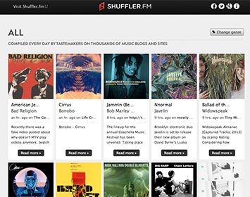 Radiozine Shuffler maakt Spotify-app