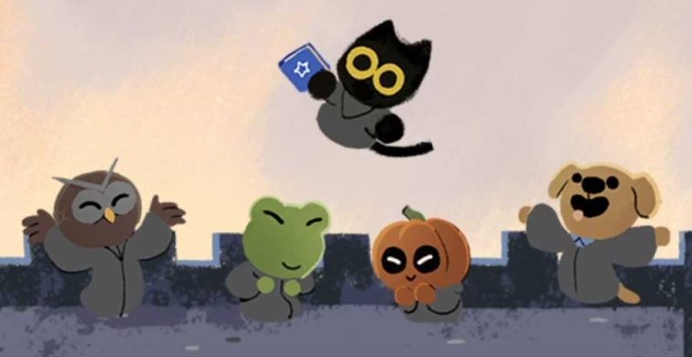 Google Doodle voor Halloween is verrassend leuk spelletje