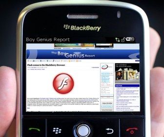 Flash ook op Blackberry, nog niet op iPhone