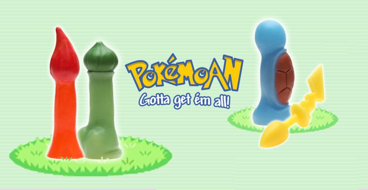 Pokémon-rage bereikt hoogtepunt: de PokéMoan-dildo's