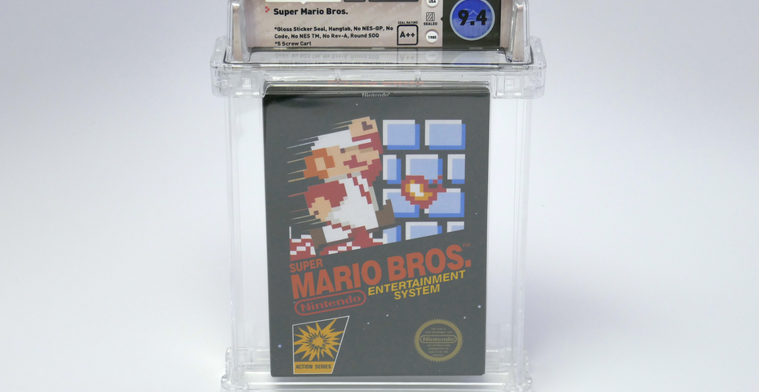 Super Mario Bros. uit 1985 geveild voor 100.000 dollar
