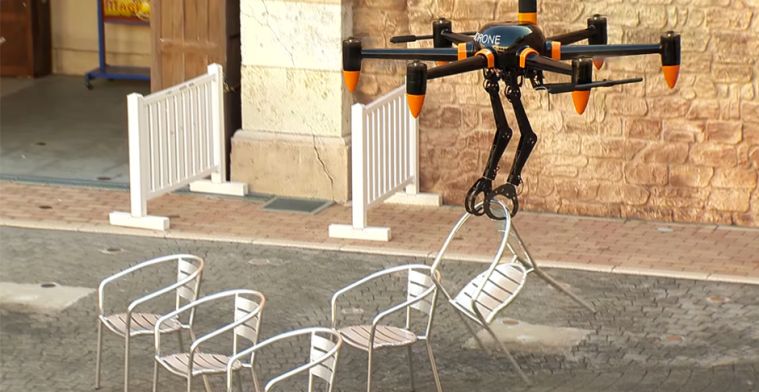 Deze drone met klauwen is vragen om problemen