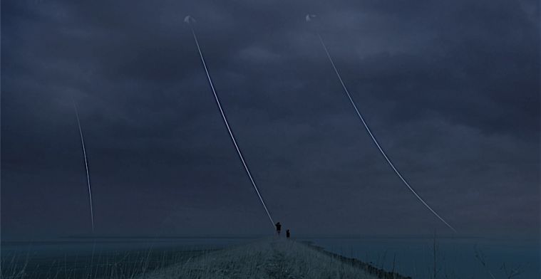 Roosegaarde laat energieopwekkende vliegers op bij de Afsluitdijk
