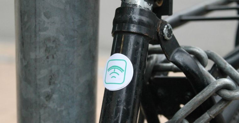 Met deze slimme sticker vind je sneller je fiets terug