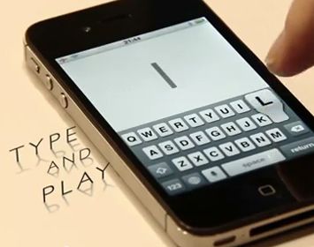 iPhone-toetsenbord als instrument