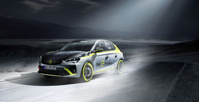 Opel heeft de eerste elektrische rallyauto