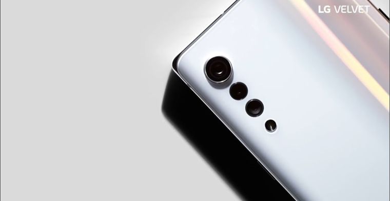 LG toont camera's nieuwe 5G-smartphone: 'regendruppel'