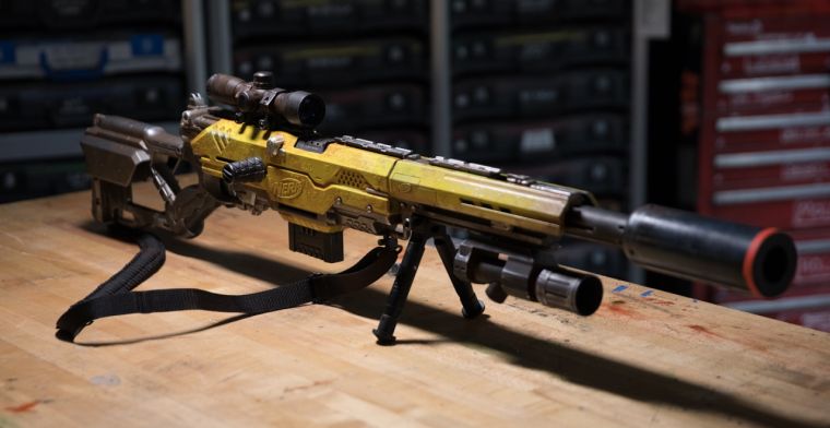 Video: custom Nerf-geweer van Mythbuster Adam Savage