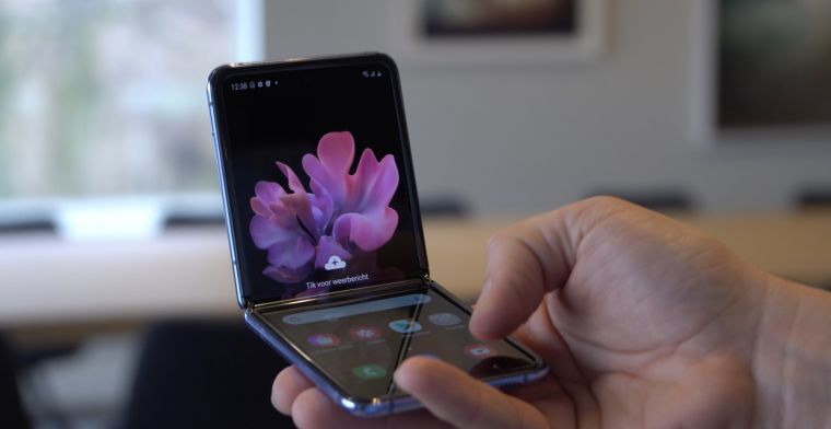 Samsung-vouwtelefoon heeft plastic laag over glazen scherm